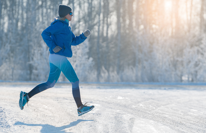 Ventajas de correr con frío