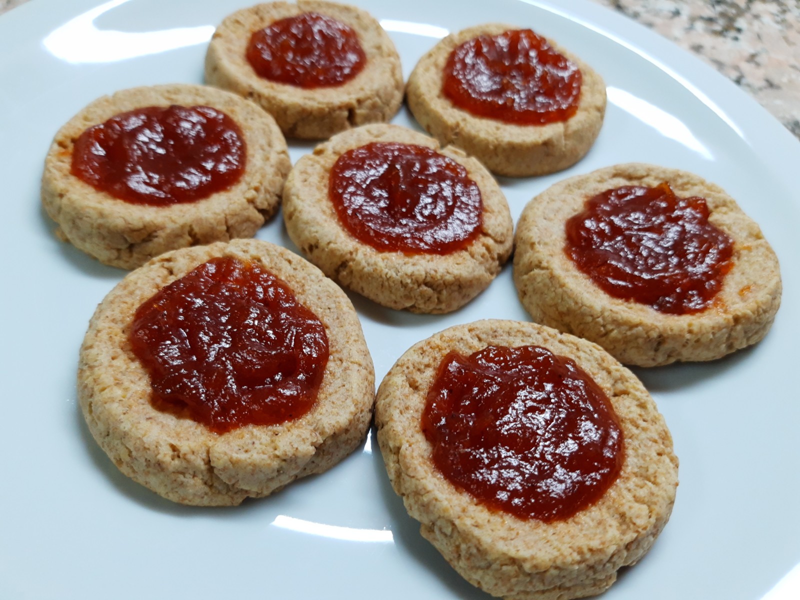 Galletitas integrales para el desayuno o merienda