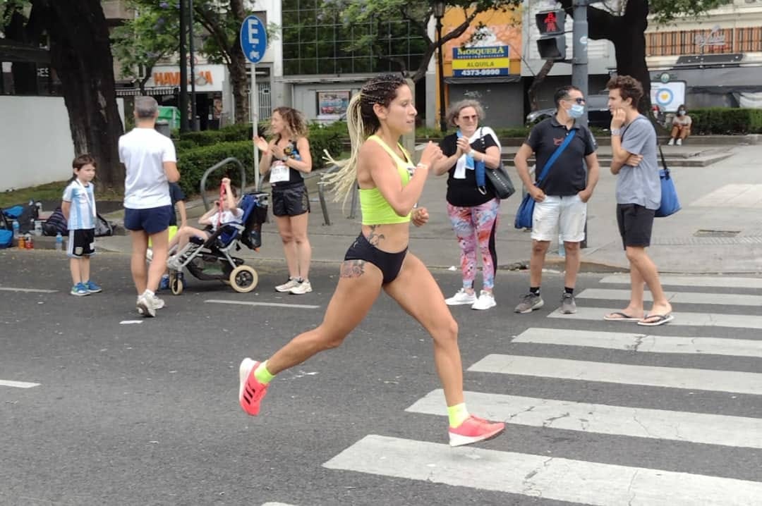 Leticia Rodríguez registró un récord nacional de Milla Máster