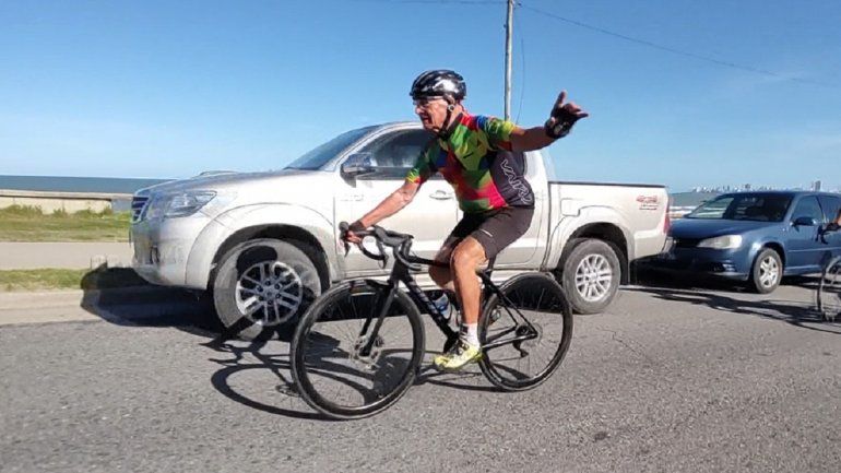 Un ciclista de 88 años que hace 30 km en cada salida