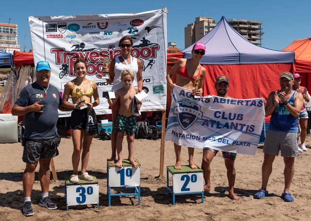 Aguas Abiertas: Noelia Petti y Luigi Farace ganan en Mar del Plata