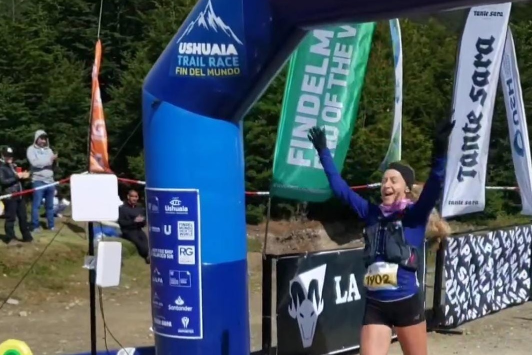 Chiara Mainetti, primera en 15k de Ushuaia Trail Race