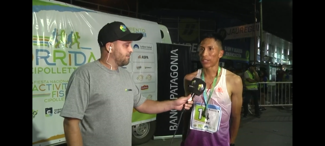 René Champi, de Perú, ganó la Corrida de Cipoletti