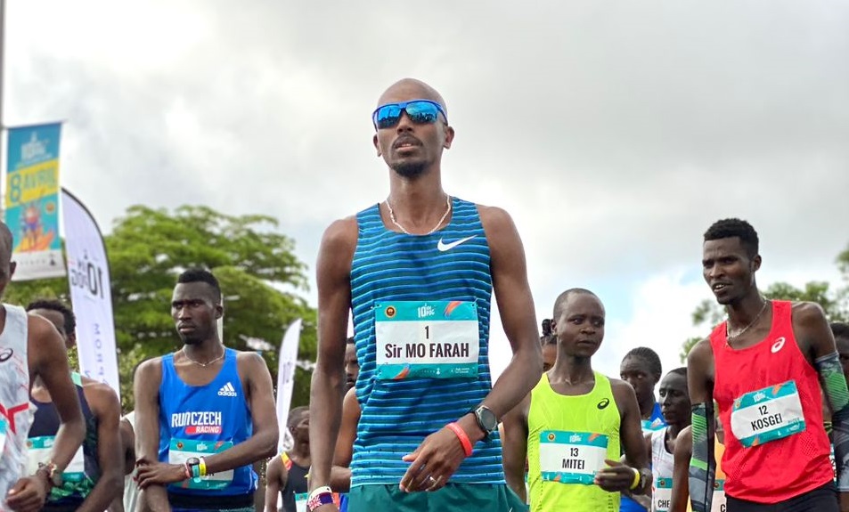 Mo Farah fue séptimo en los 10k de Gabón