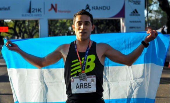 Arbe se prepara para correr los 42k en el Mundial de Atletismo