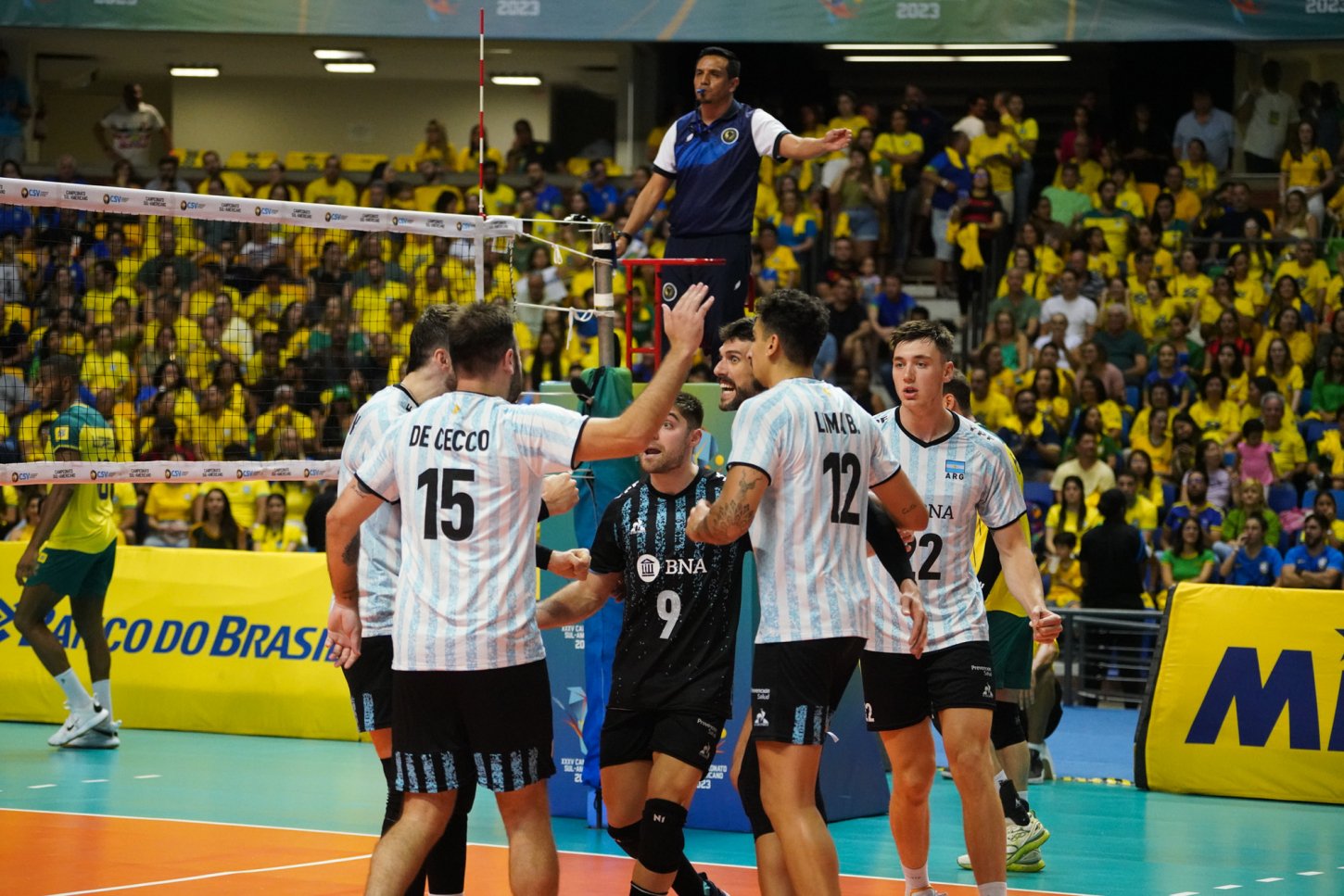 Vóley: Argentina le ganó a Brasil y es campeón