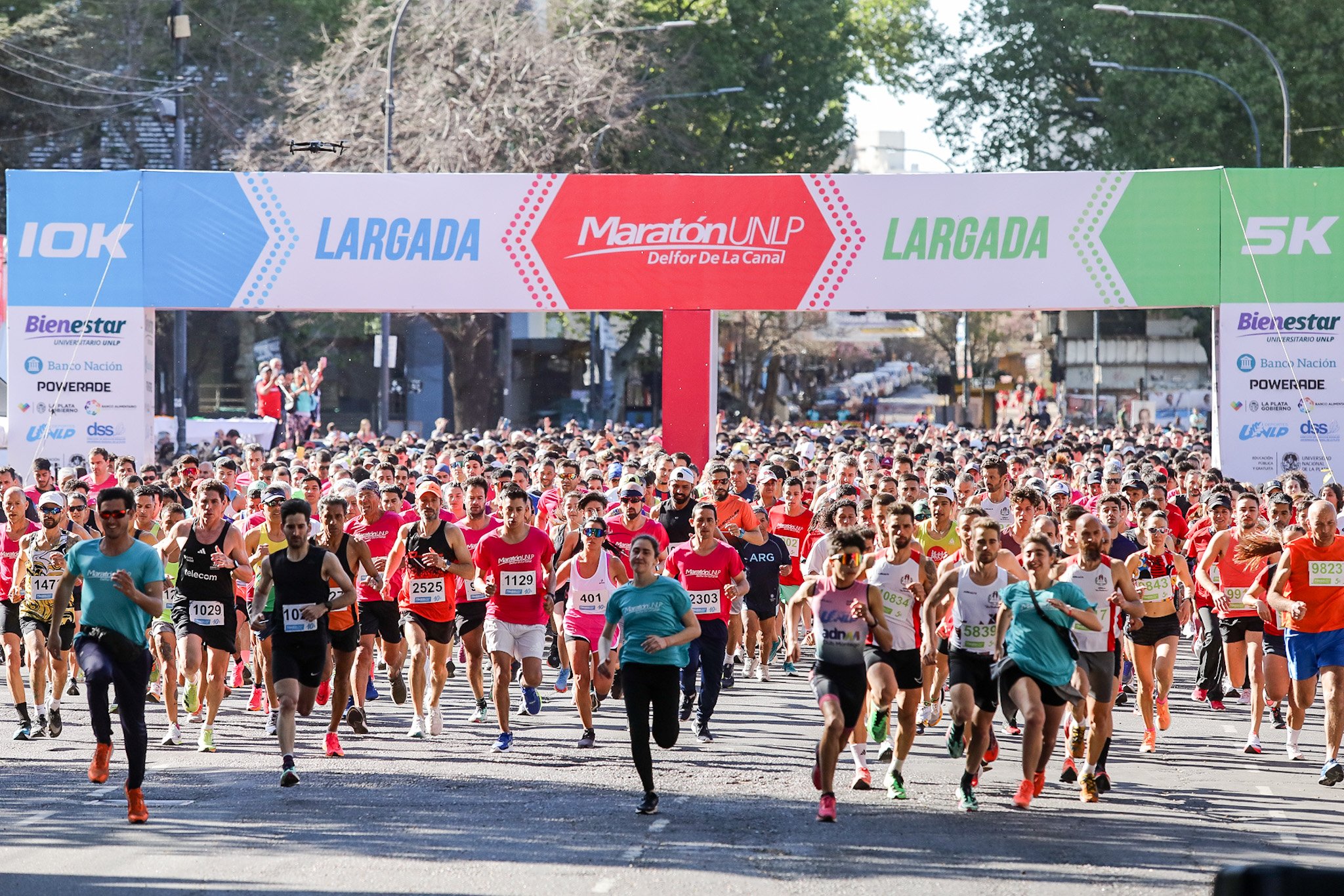 Maratón UNLP: Casi 14 mil runners corrieron en La Plata