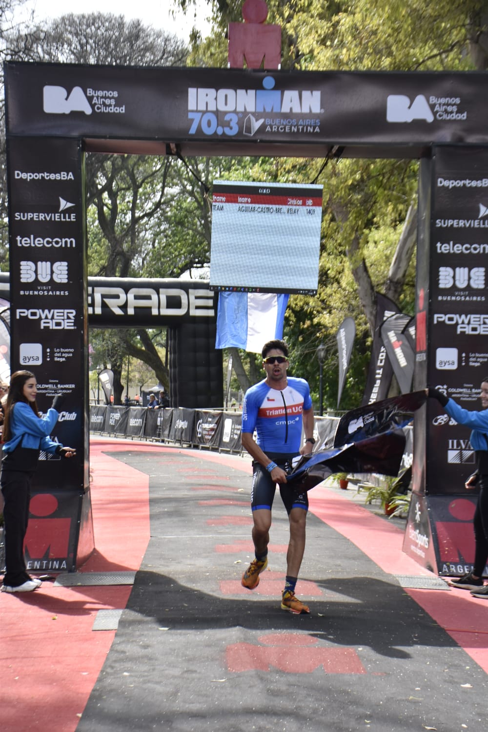 Ironman 70.3 Buenos Aires: Victorias de Gaby Carena y Raúl Arratia