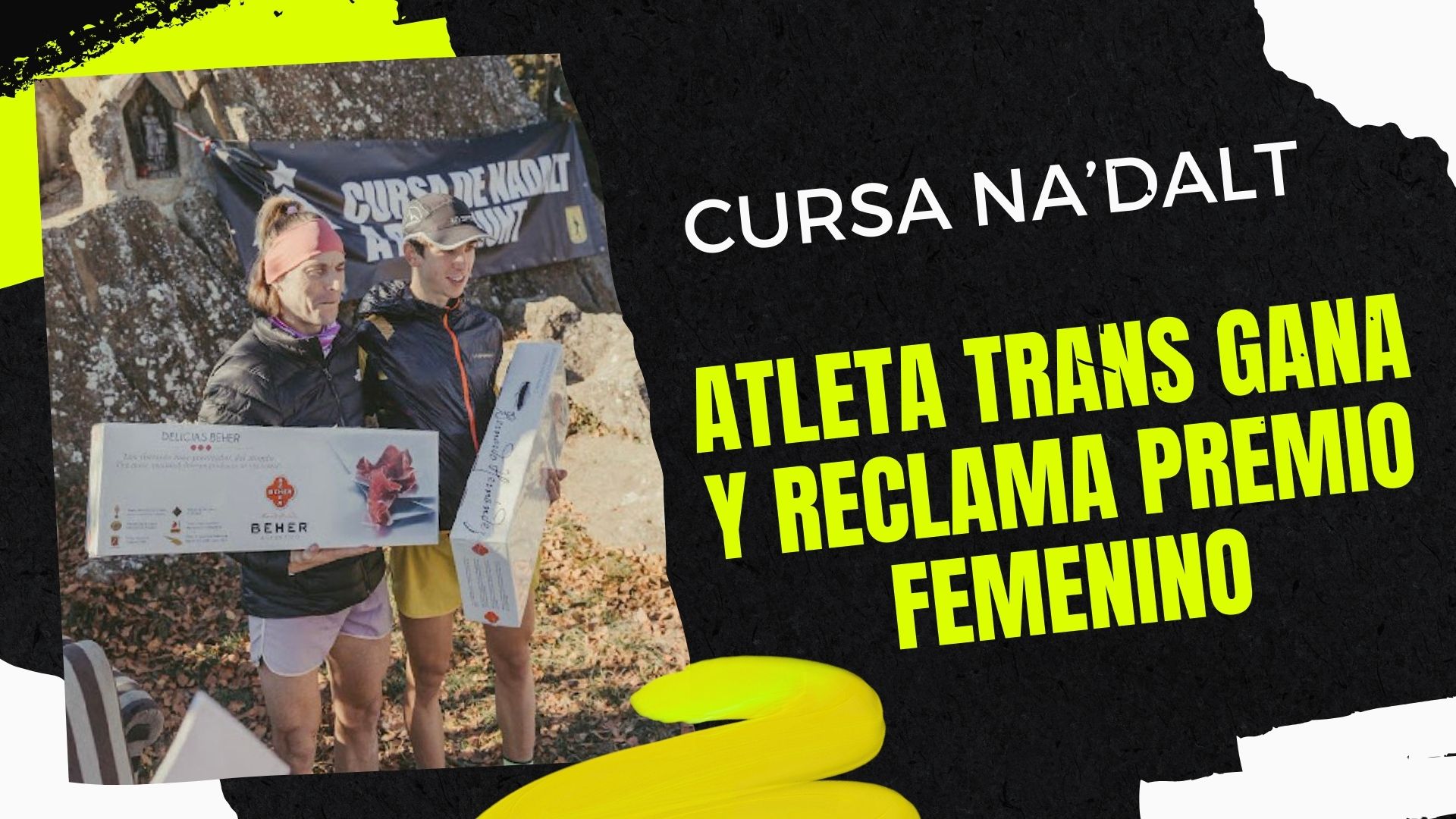 Atleta trans gana una carrera y reclama el premio femenino