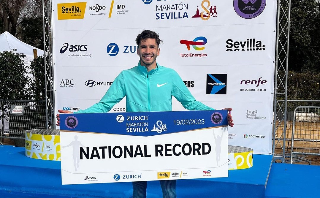 Maratón de Sevilla: el chileno Carlos Díaz hace historia