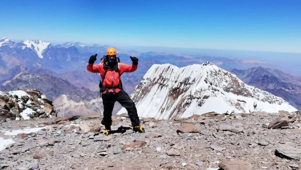 Récord: Matías, el andinista mendocino que subió el Aconcagua en 3 horas y 20 minutos