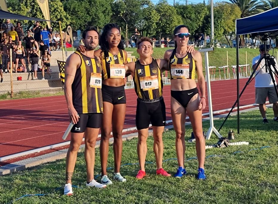 Atletismo: Récord en posta mixta en Uruguay