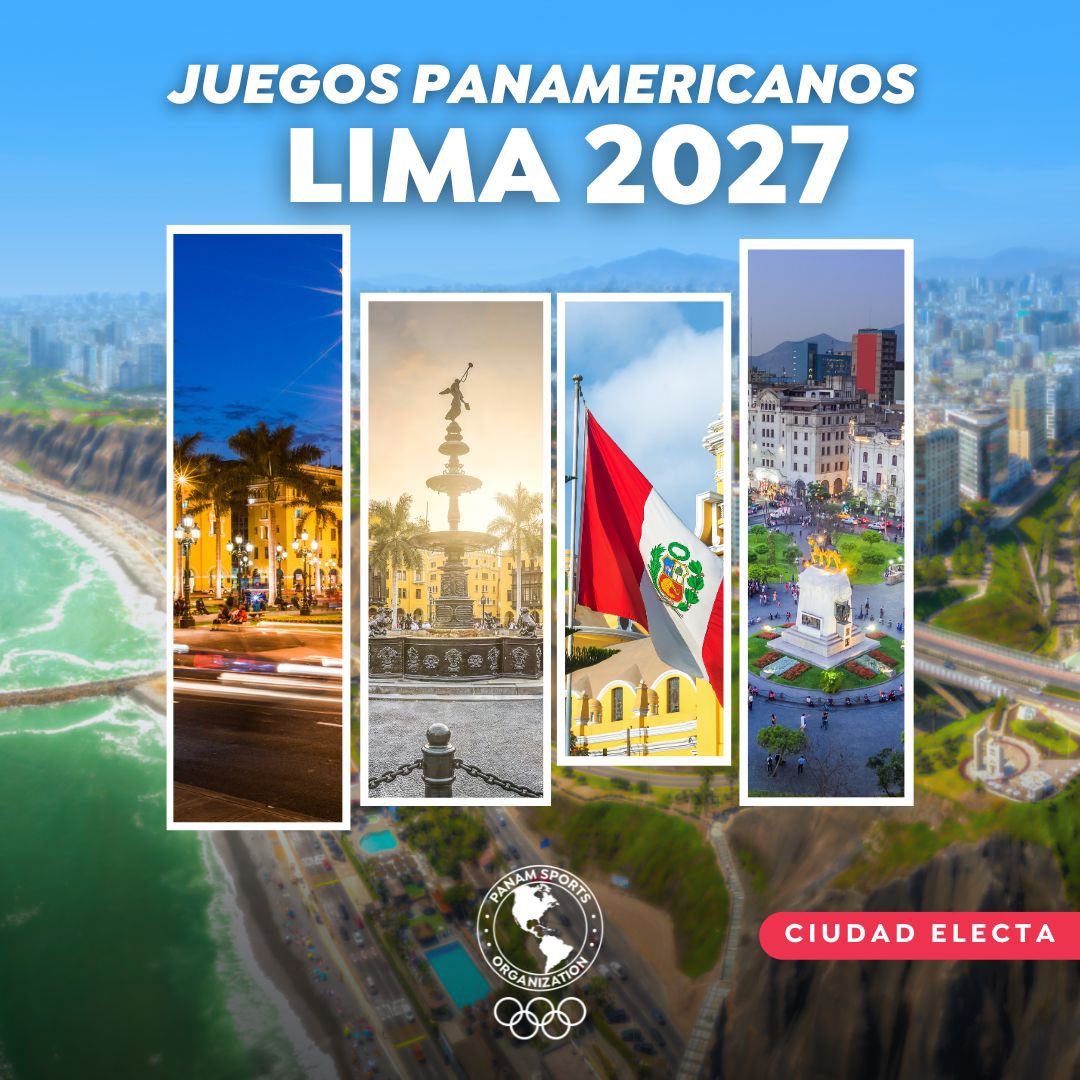 Lima fue elegida sede de los Juegos Panamericanos y Parapanamericanos 2027