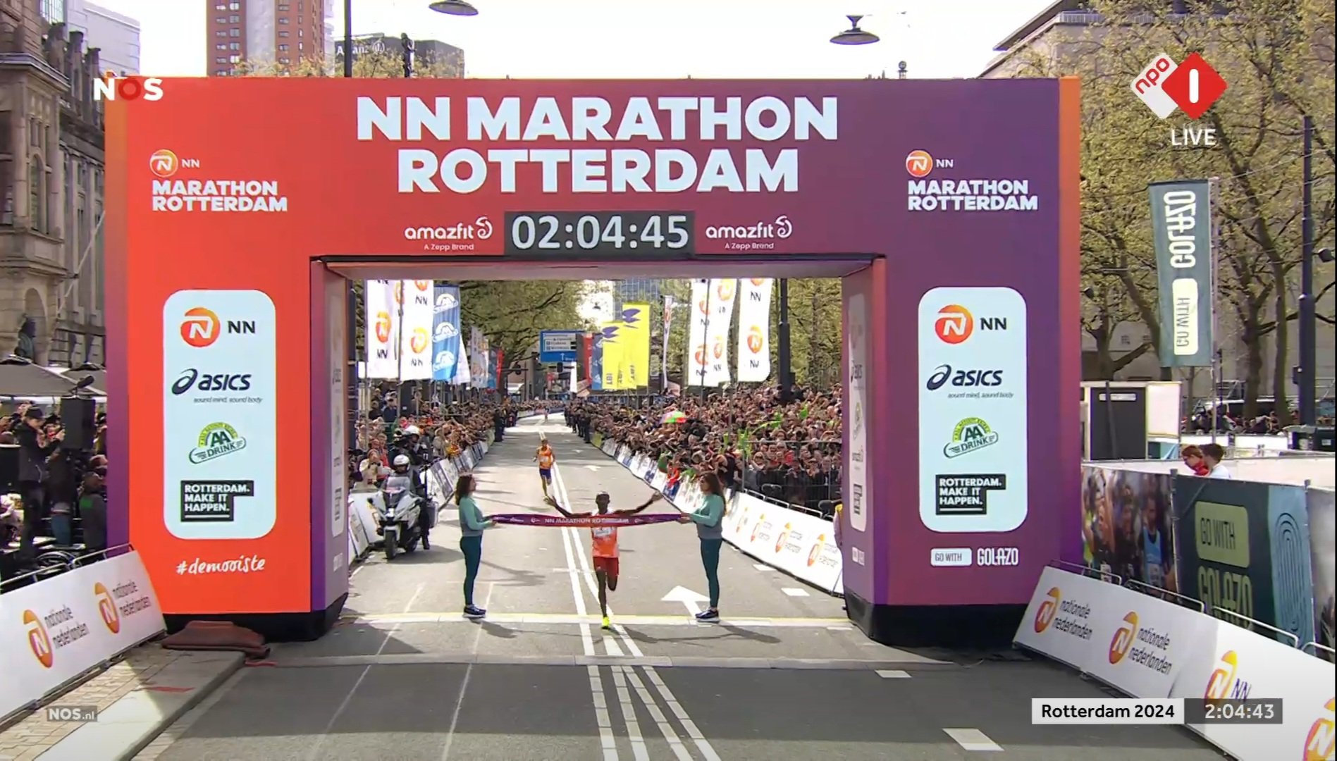 Maratón de Rotterdam: Triunfo de Nageeye con récord