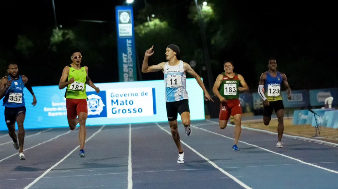Larregina logra el récord argentino en 400 metros