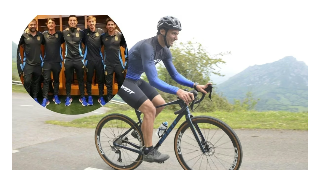 Desafío Río Pinto: Scaloni competirá en ciclismo