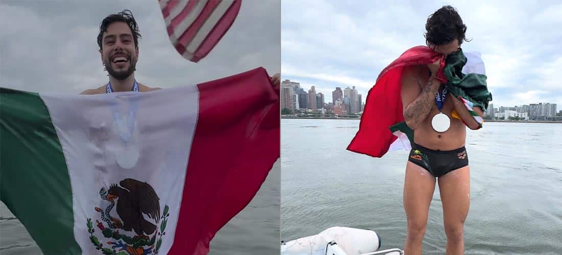 Aguas abiertas: El potosino David Olvera logra el récord mundial