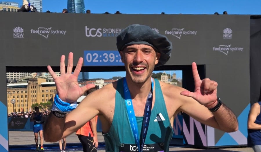 Maratón de Sidney: Lucas Báez fue el mejor argentino