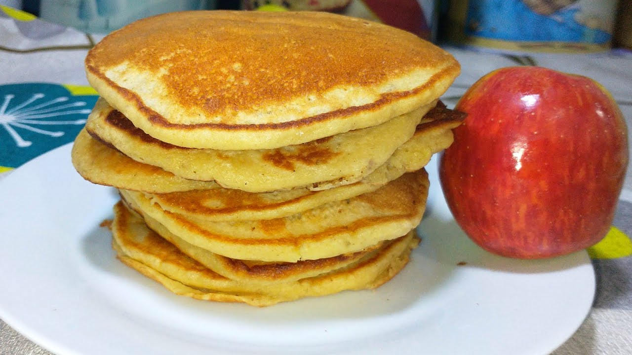 Pancake de manzana fácil de hacer (receta)