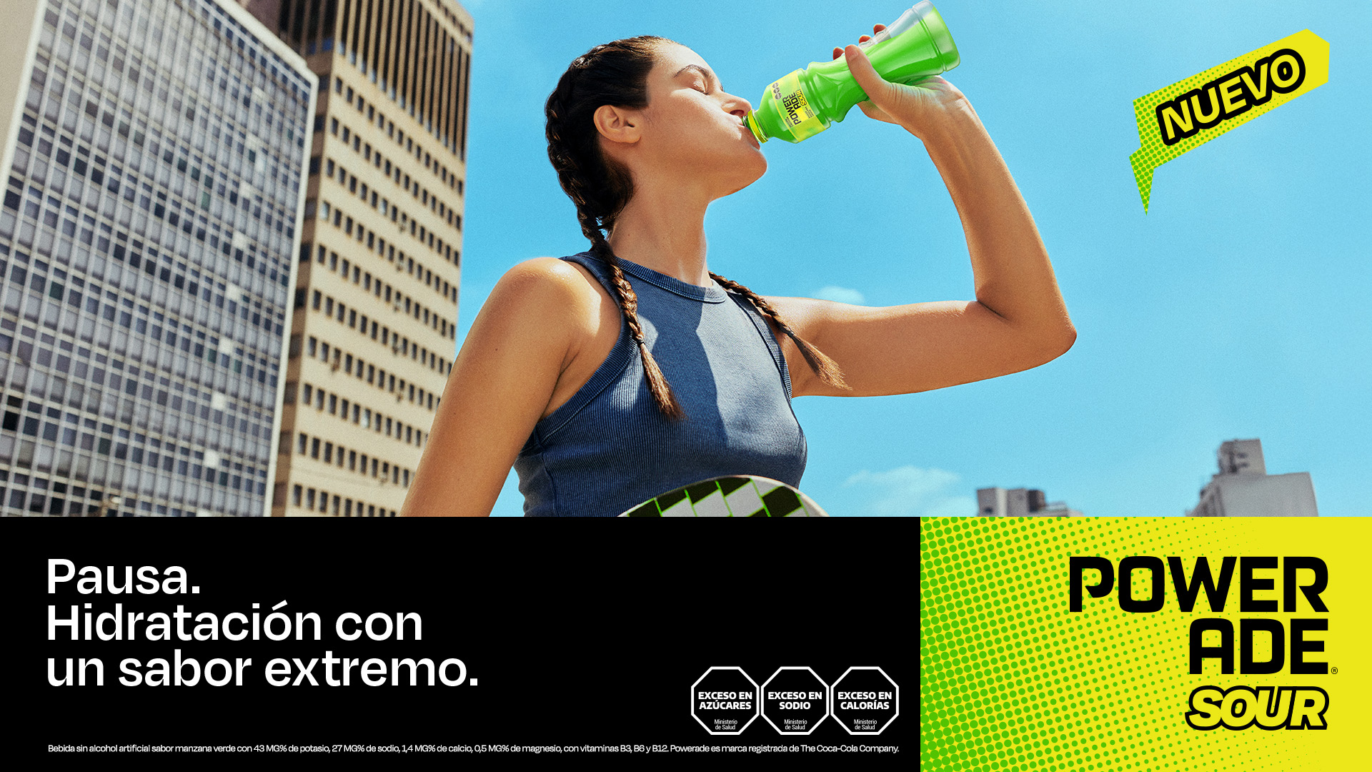 Powerade Sour llega a la Argentina: la nueva explosión de sabor