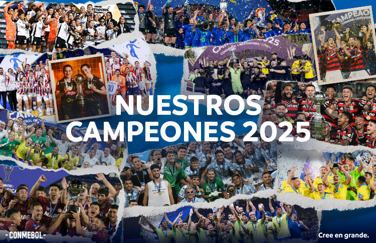 Conmebol: Todos los campeones del 2025