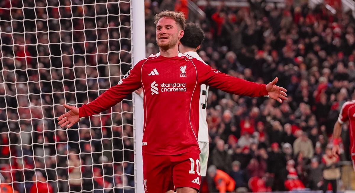 Gritos argentinos en Champions: doblete de Mac Allister y gol de Enzo Fernández