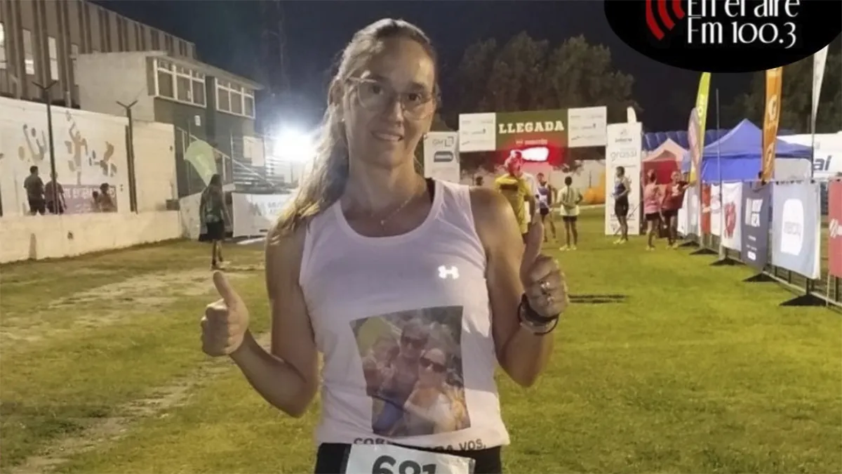Hija de atleta asesinado corrió en su honor: «Corro por vos papá»