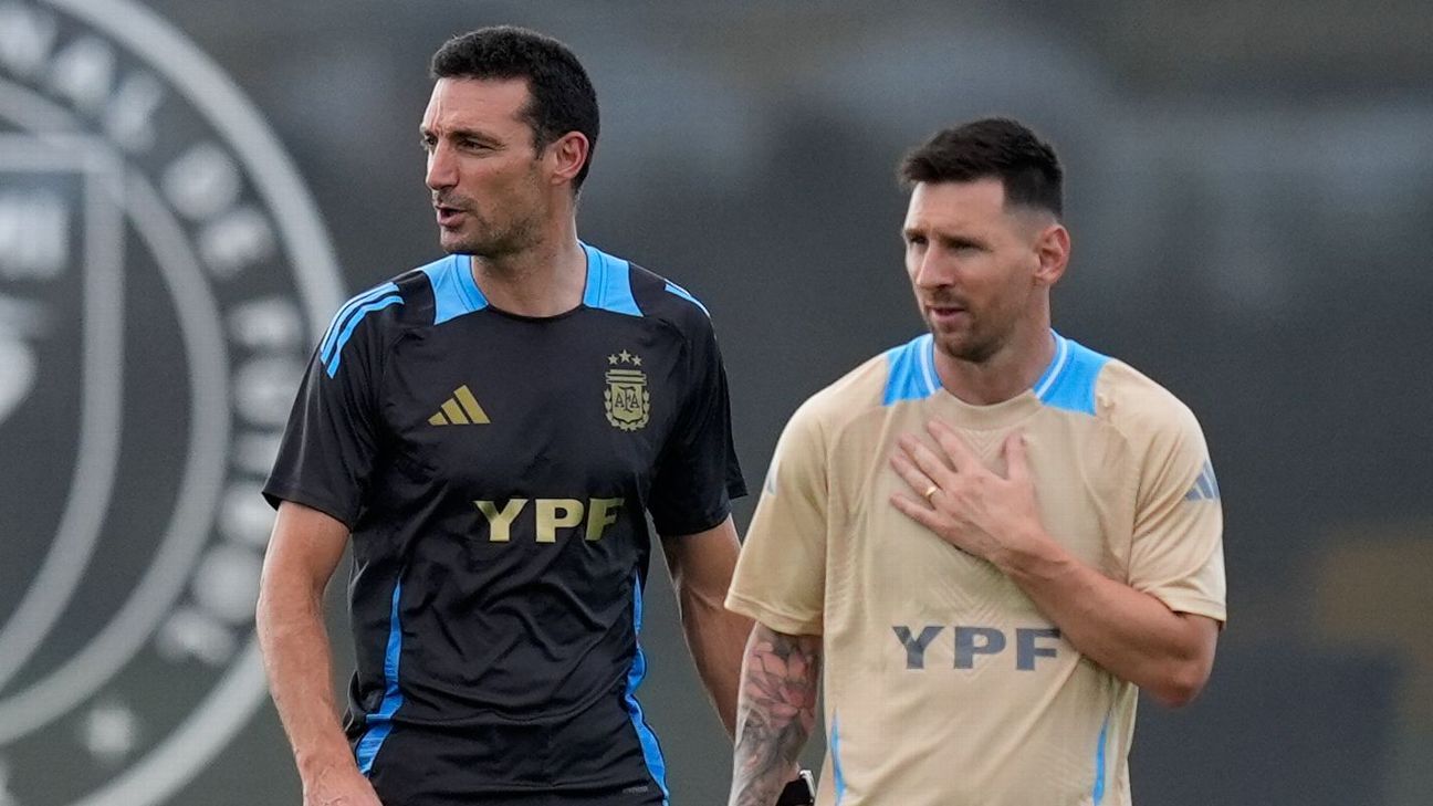 Scaloni contó cómo fue el encuentro con Messi durante las vacaciones en la Argentina