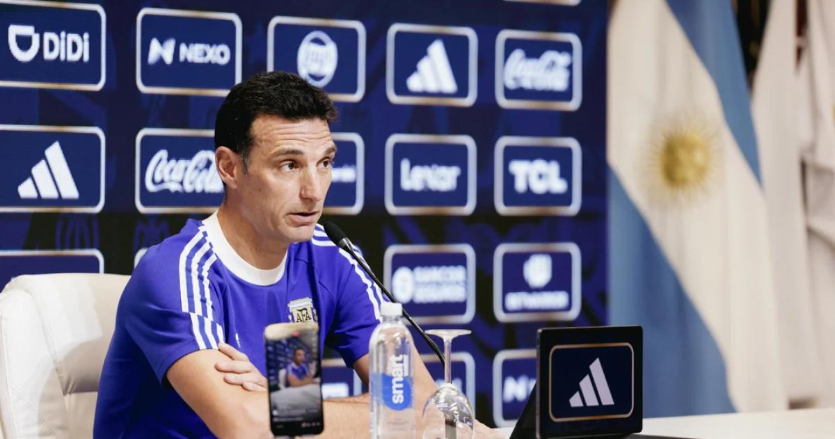 Scaloni confirmó que Messi jugará los dos partidos