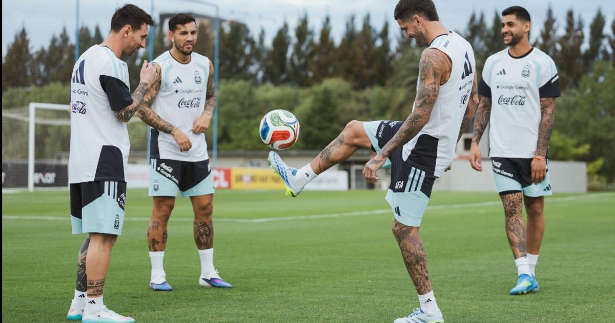 Argentina sigue su preparación ante Mauritania