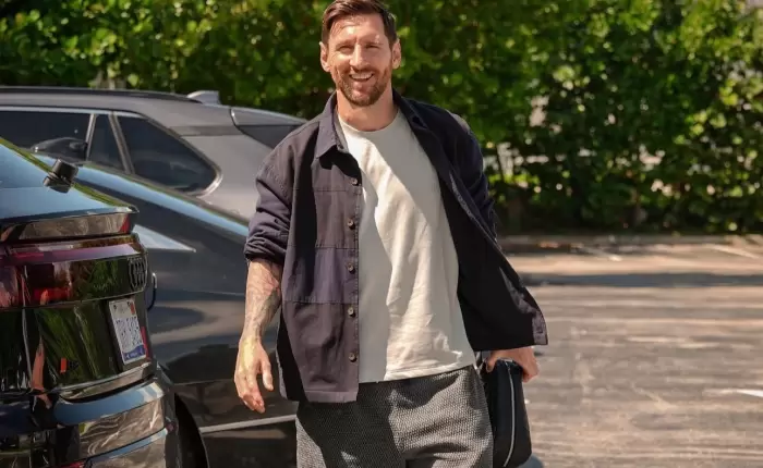 Lionel Messi llegó al país para la doble fecha FIFA con la Selección Argentina