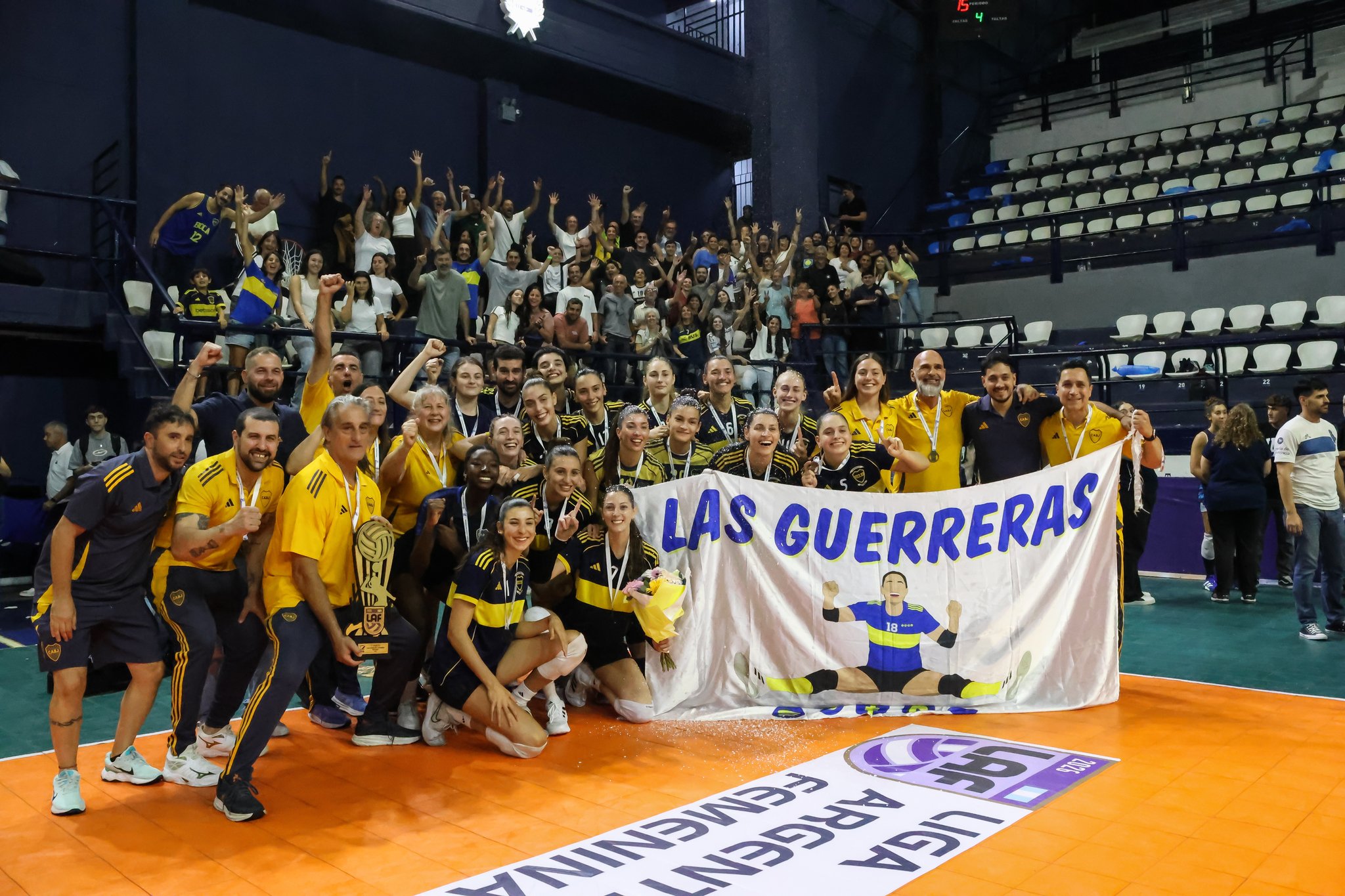 Liga Argentina Femenina de Vóley: Boca campeón