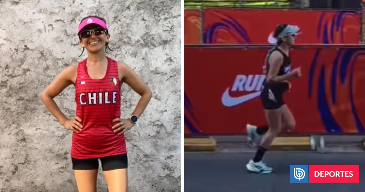 Maratón de Santiago: La atleta máster Karen Valencia sufre un infarto en plena carrera y sigue corriendo