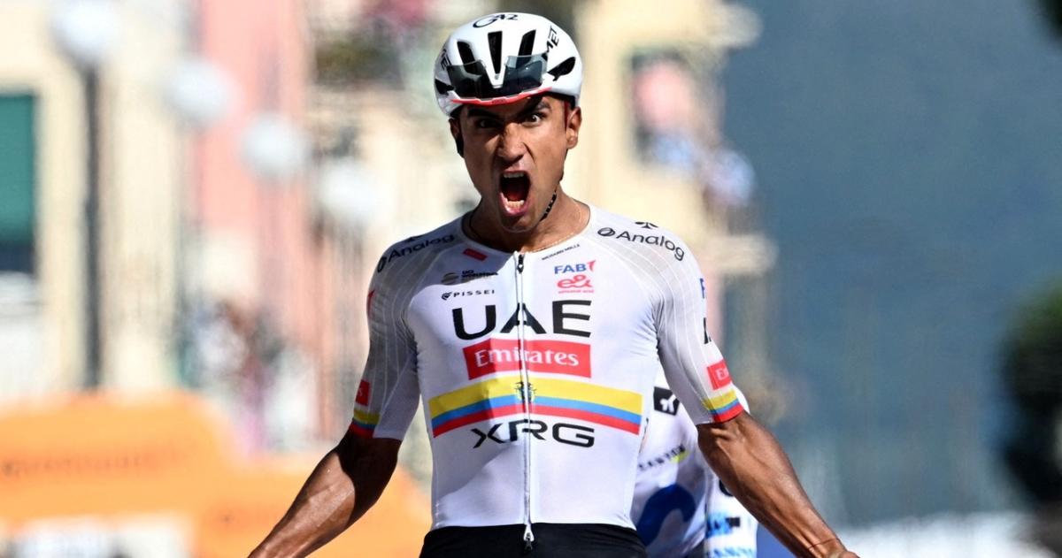 El Lagarto Jhonatan Narváez brilla en el Giro