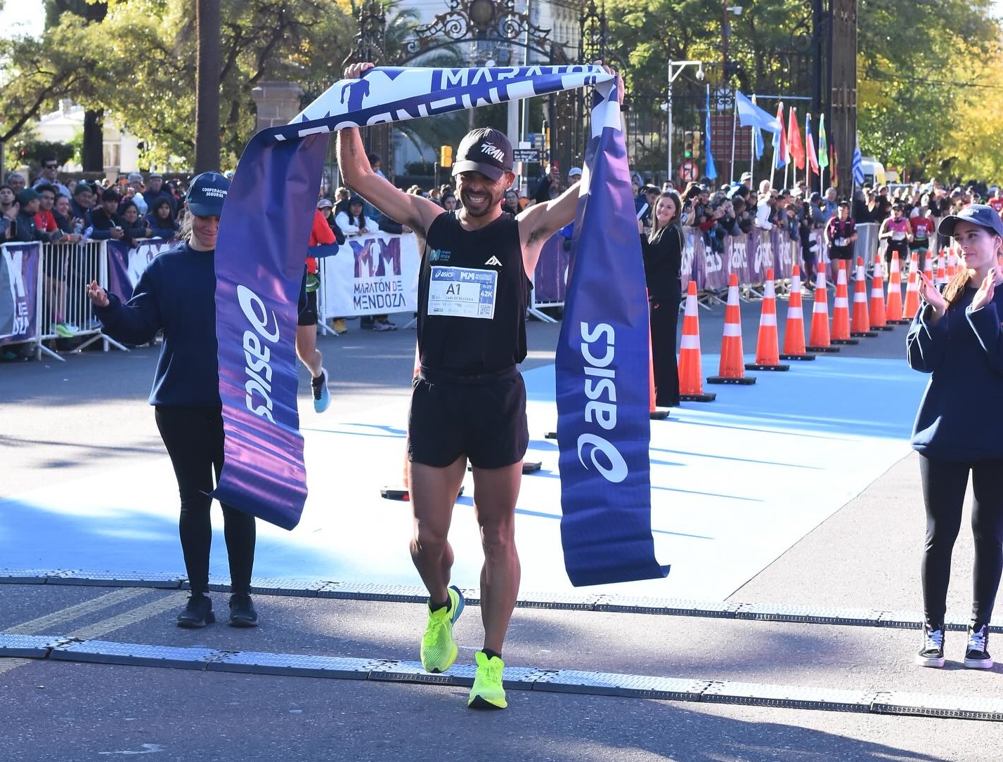 Maratón Internacional de Mendoza: Becerra y Alegre fueron los ganadores