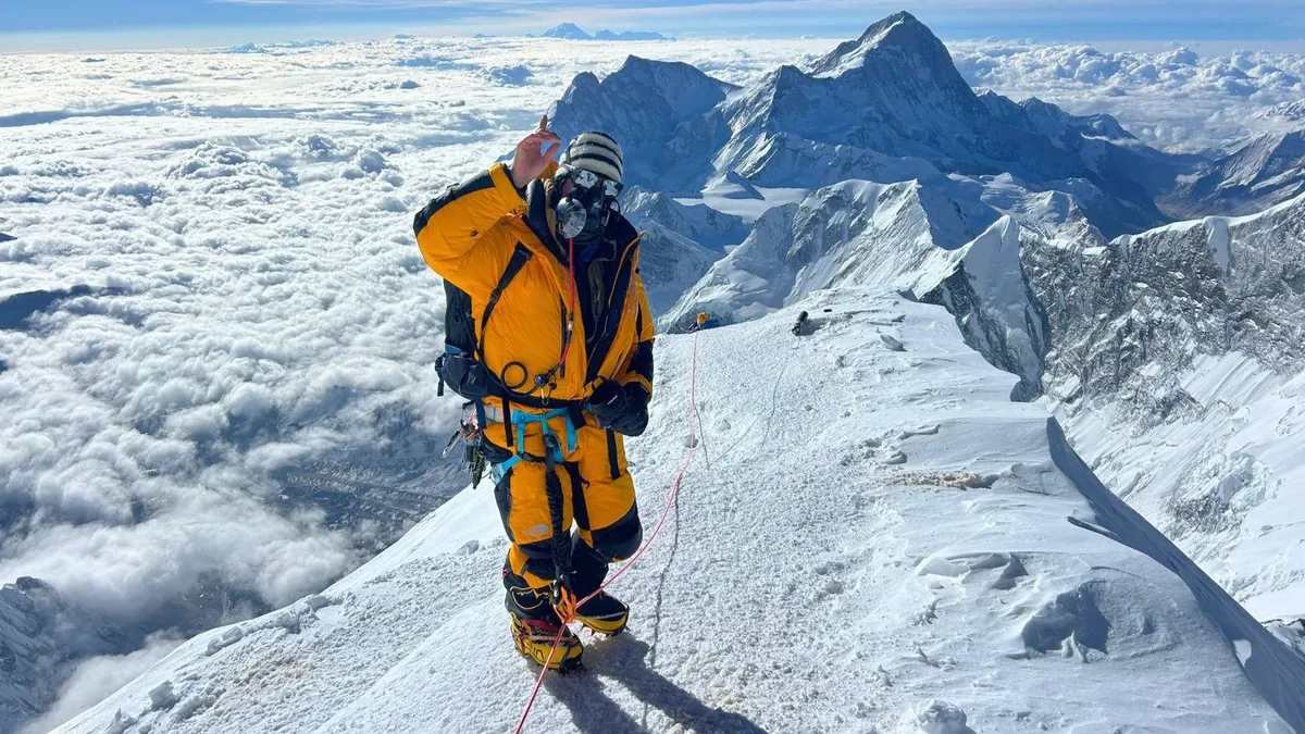 El mendocino que volvió a conquistar el Everest: hizo tres cumbres en la montaña más alta del planeta