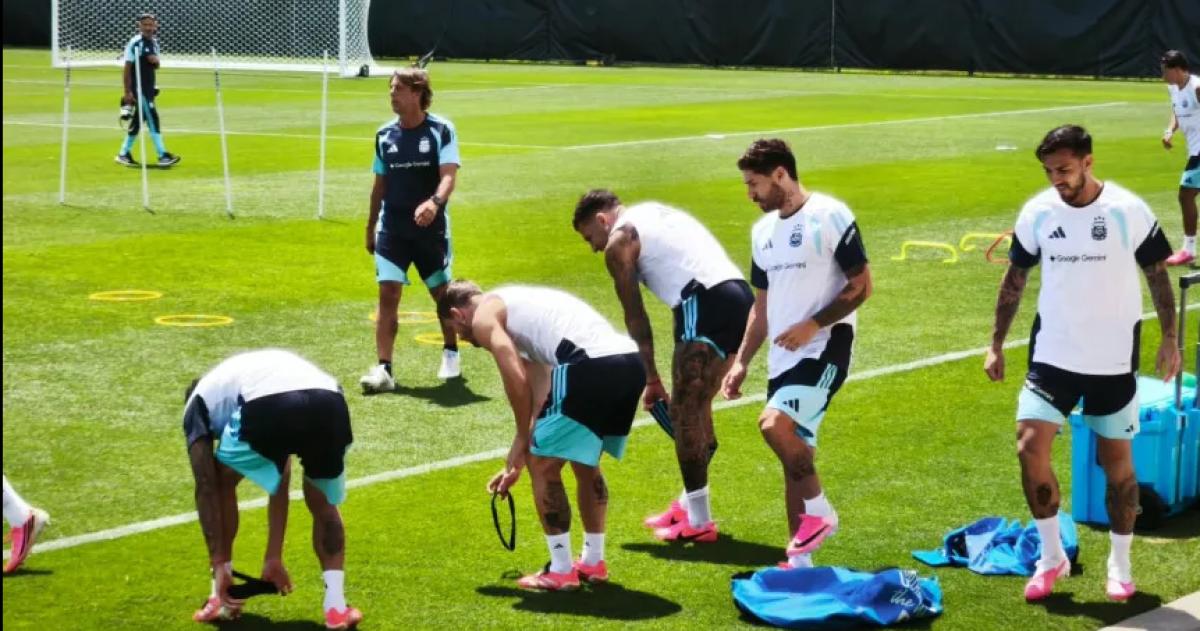 Argentina volvió a entrenarse tras el triunfo ante Austria