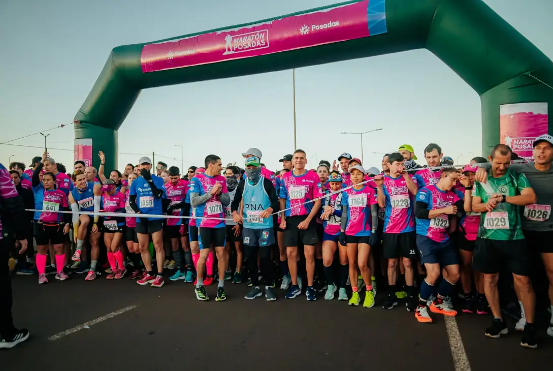 La Maratón Posadas vuelve con más de 2 mil corredores y circuito certificado internacionalmente
