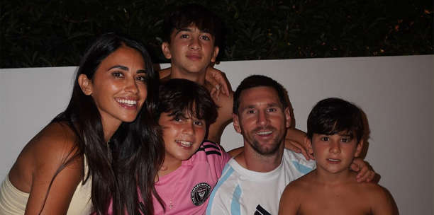 «Juntos de nuevo»: el posteo más tierno de Antonela Roccuzzo con Lionel Messi y sus hijos en medio del Mundial