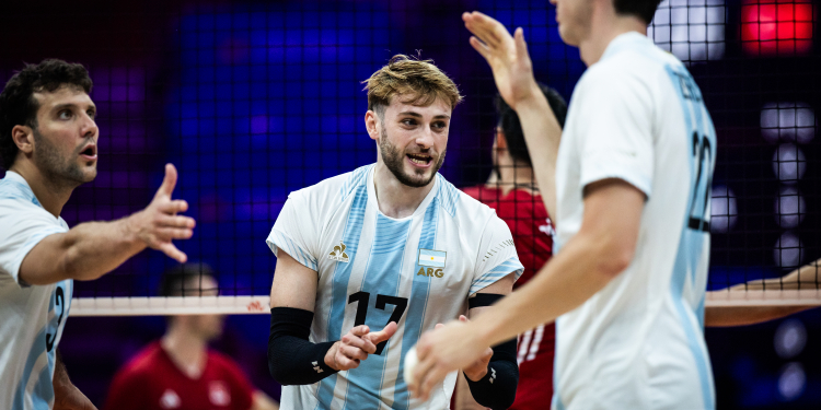 VNL: Argentina se lo dio vuelta a Canadá y festejó en el inicio del Week 3