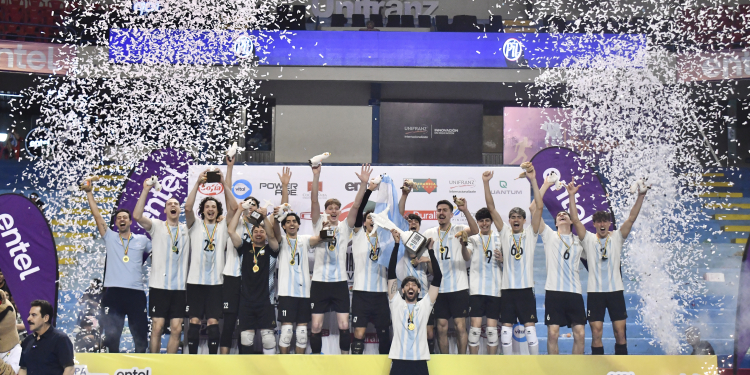 Vóley masculino: Argentina venció a Brasil y es campeón