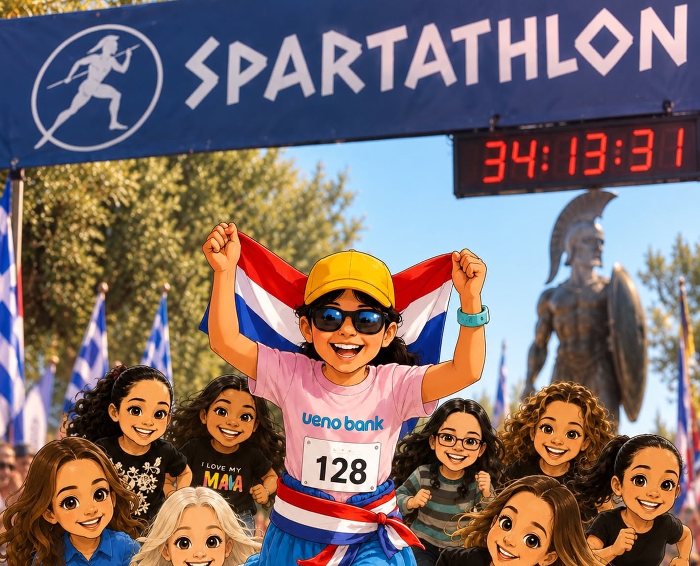 Karina Molina Ríos, presente en el Spartathlon