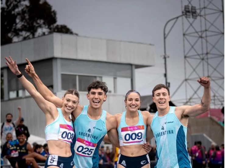 El relevo mixto de Argentina sumó otra medalla