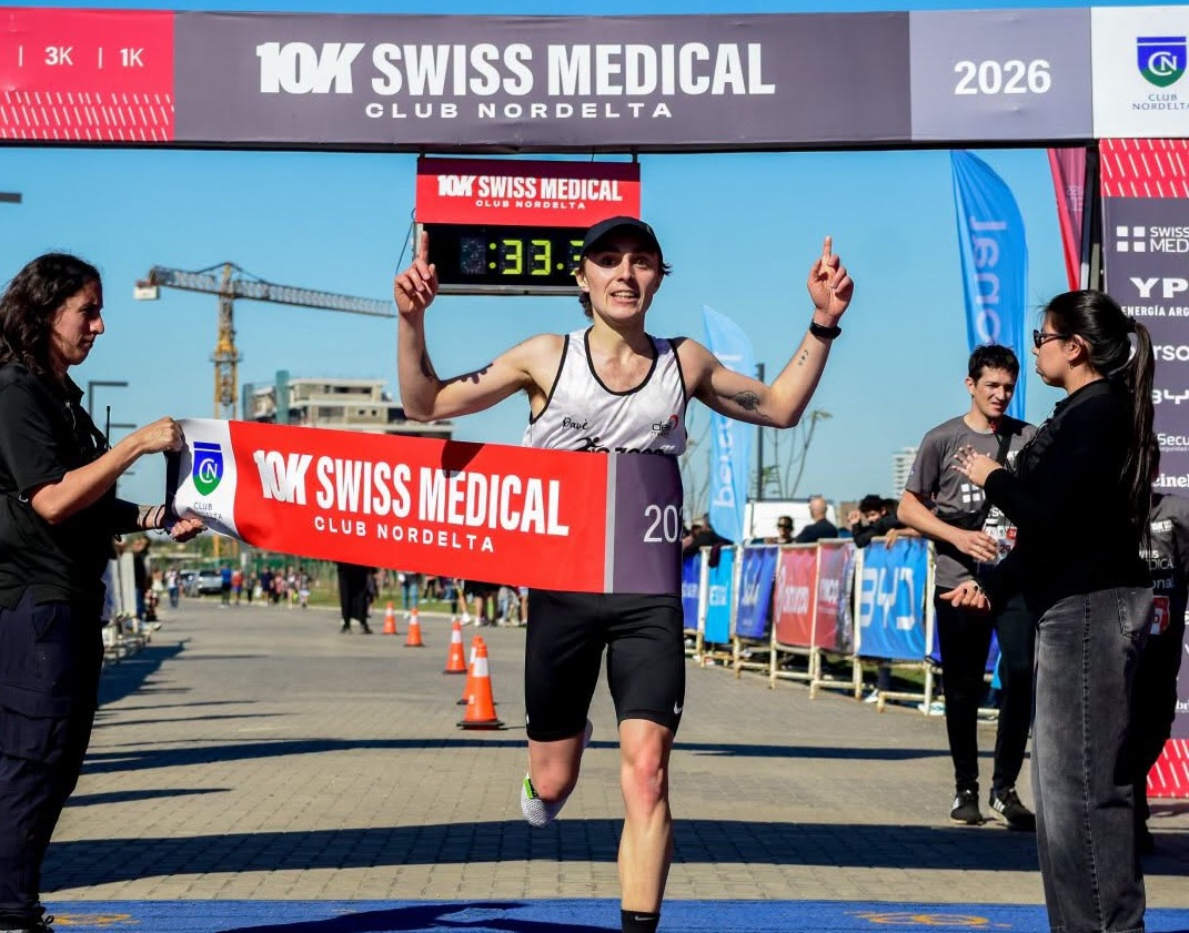 Mateo Díaz y Fabiana Gramajo se quedaron con los 10K de Swiss Medical