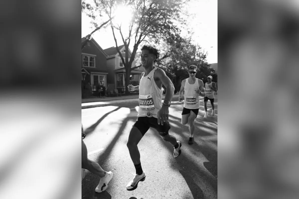 El entrerriano Dylan Van Der Hock participó de la Maratón de Chicago 2026 y fue el mejor sudamericano